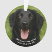 Creëer Your Own Pet's Photo Memorial Ornament (voorkant)