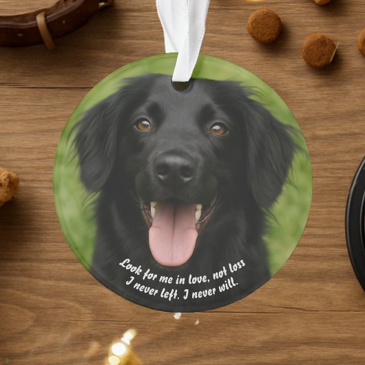 Creëer Your Own Pet's Photo Memorial Ornament