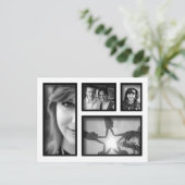 Creëer-Your-Own Photo Collage Briefkaart (Staand voorkant)