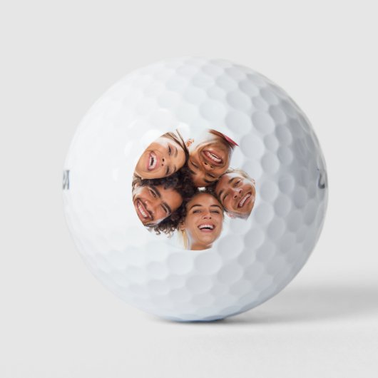 Creëer Your Own Photo Golf Balls Golfballen (Voorkant)