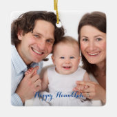 Creëer Your Own Photo Hanukkah Keramisch Ornament (Voorkant)