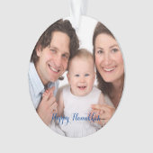 Creëer Your Own Photo Hanukkah Ornament (voorkant)