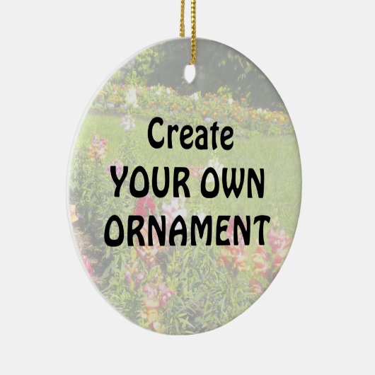 Creëer Your Own Photo Plaque Keramisch Ornament (Rechts)