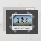 Creëer-Your-Own Photo Snapshot Briefkaart (Voorkant / Achterkant)