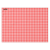 Creëer Your Own Red Gingham Tafelkleed (Voorkant (Horizontaal))