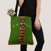 Creëer Your Own RGB Red Green Kenya Pamoja Tote Bag (Dichtbij)