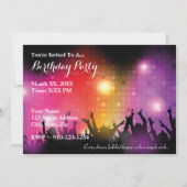 Creëer Your Own Rock Verjaardagsfeestje Uitnodigin Kaart (Voorkant)