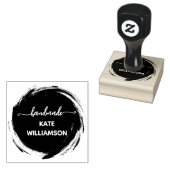 Creëer Your Own Round Handmade by Business Rubberstempel (Gestempeld)