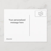 Creëer Your Own Save the Date Foto Briefkaart (Achterkant)