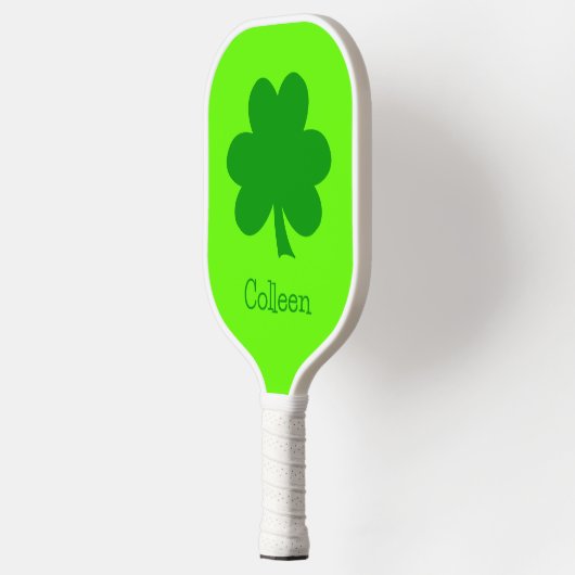 Creëer Your Own Shamrock St Patricks Day Pickleball Paddle (Links)