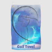 Creëer Your Own Signature Golf Towels Golfhanddoek (Voorkant)