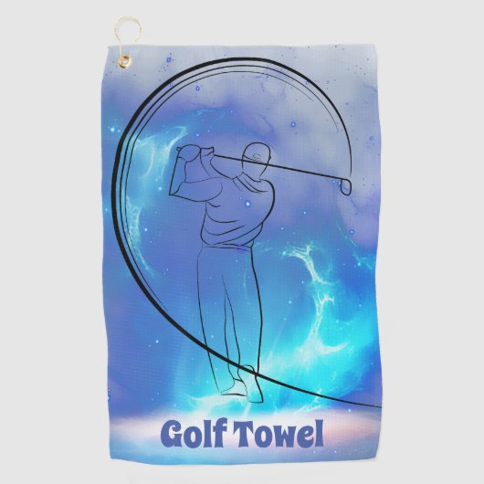 Creëer Your Own Signature Golf Towels Golfhanddoek (Voorkant)