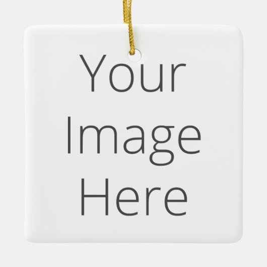 Creëer Your Own Square Ornament (Voorkant)