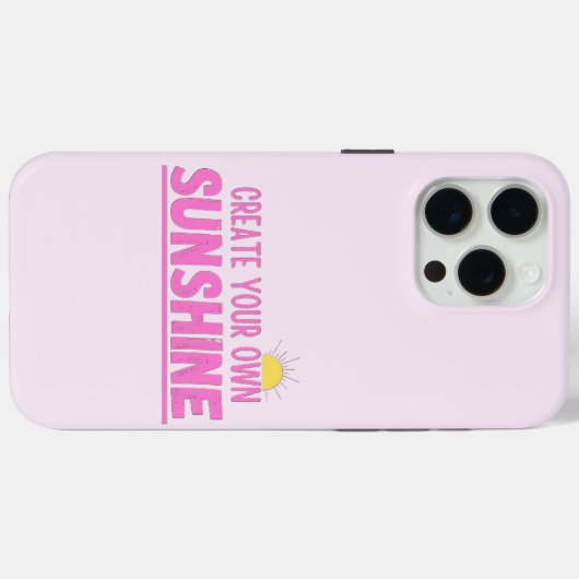 Creëer Your Own Sunshine Case-Mate iPhone Case (Achterkant (horizontaal))