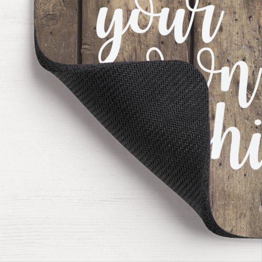 Creëer Your Own Sunshine | Waterverf Zonnebloem Muismat (Hoek)