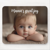 Creëer Your Own Sweet Baby / Kind Foto Mousepad Muismat (Voorkant)