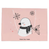 Creëer Your Own Sweet Turtle Dove Kerstmis Groot Cadeauzakje (Achterkant)