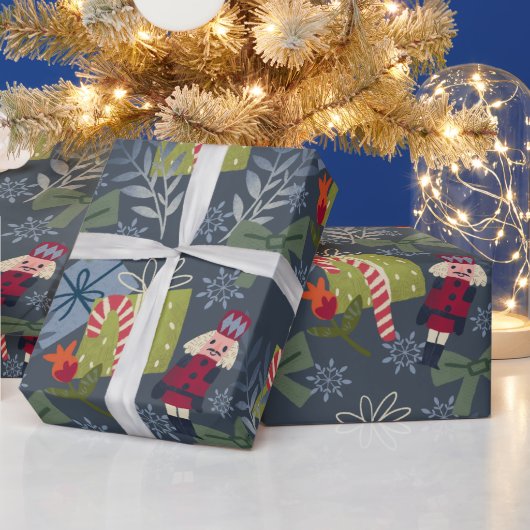 Creëer Your Own Tin Soldier Blue Cadeaupapier (Feestdagen)