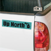 Creëer Your Own Up North Michigan Bumpersticker (Op Truck)
