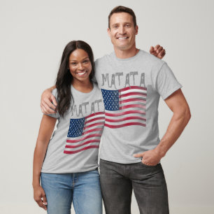 Creëer Your Own USA Hakuna Matata T-shirt