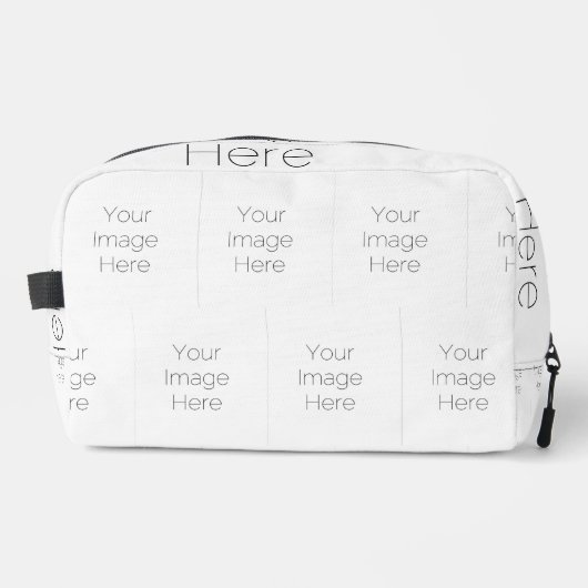 "creëer your own" Uw afbeelding hier make-up tas (Voorkant)