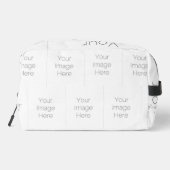 "creëer your own" Uw afbeelding hier make-up tas (Achterkant)