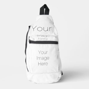 "creëer Your Own" Uw afbeelding Hier Teen Gedrukt  Sling Bag