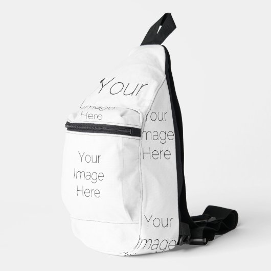 "creëer Your Own" Uw afbeelding Hier Teen Gedrukt  Sling Bag (Rechterhoek)