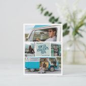 Creëer Your Own Van Life Photo Briefkaart (Staand voorkant)