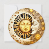 Creëer Your Own Victoriaanse Steampunk Sun & Moon Kaart (Voorkant)