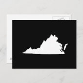 Creëer Your Own Virginia Moving Announement Briefkaart (Voorkant / Achterkant)