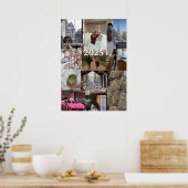 Creëer Your Own Vision Board Manifestatie 2025 Poster (Keuken)