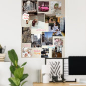 Creëer Your Own Vision Board Manifesteren 2025 Poster (Thuiskantoor)