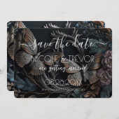 Creëer Your Own - vlinder Save The Date (Voorkant / Achterkant)