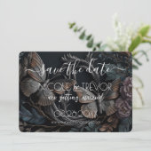 Creëer Your Own - vlinder Save The Date (Staand voorkant)