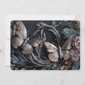 Creëer Your Own - vlinder Save The Date (Achterkant)