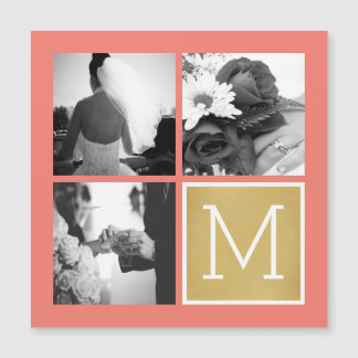 Creëer Your Own Wedding Photo Collage Monogram