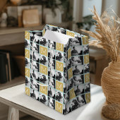 Creëer Your Own Wedding Photo Collage Monogram Medium Cadeauzakje