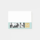 Creëer Your Own Wedding Photo Collage Monogram Post-it® Notes (Voorkant)