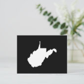 Creëer Your Own West Virginia Moving Announement Briefkaart (Staand voorkant)