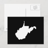 Creëer Your Own West Virginia Moving Announement Briefkaart (Voorkant / Achterkant)