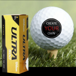 Creëer Your Own Wilson Ultra 500, merknaam / Aange Golfballen