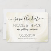 Creëer Your Own - Wit licht wervelt Save The Date (Voorkant)