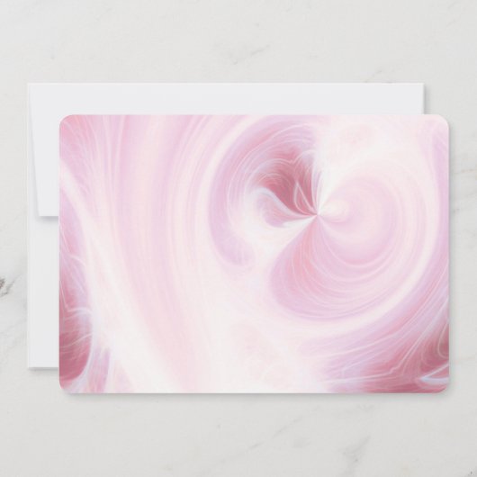 Creëer Your Own - Wit licht wervelt Save The Date (Achterkant)