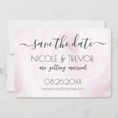 Creëer Your Own - Wit licht wervelt Save The Date (Voorkant)