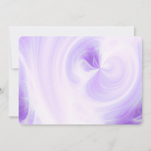 Creëer Your Own - Wit licht wervelt Save The Date (Achterkant)