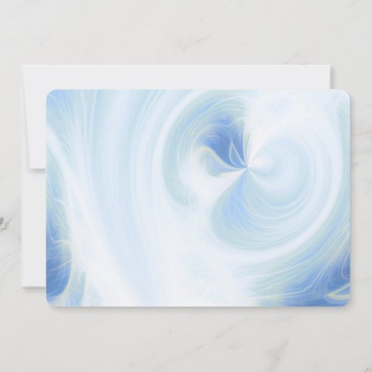 Creëer Your Own - Wit licht wervelt Save The Date (Achterkant)