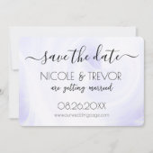 Creëer Your Own - Wit licht wervelt Save The Date (Voorkant)