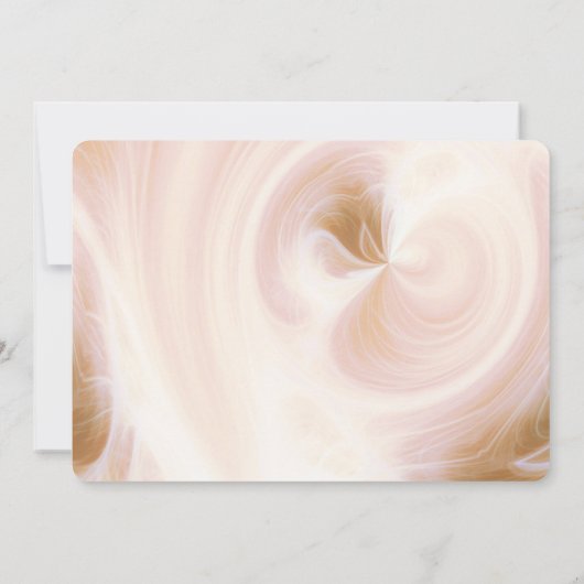 Creëer Your Own - Wit licht wervelt Save The Date (Achterkant)