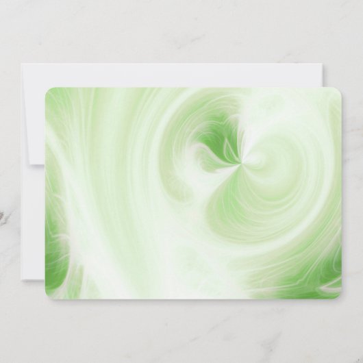 Creëer Your Own - Wit licht wervelt Save The Date (Achterkant)